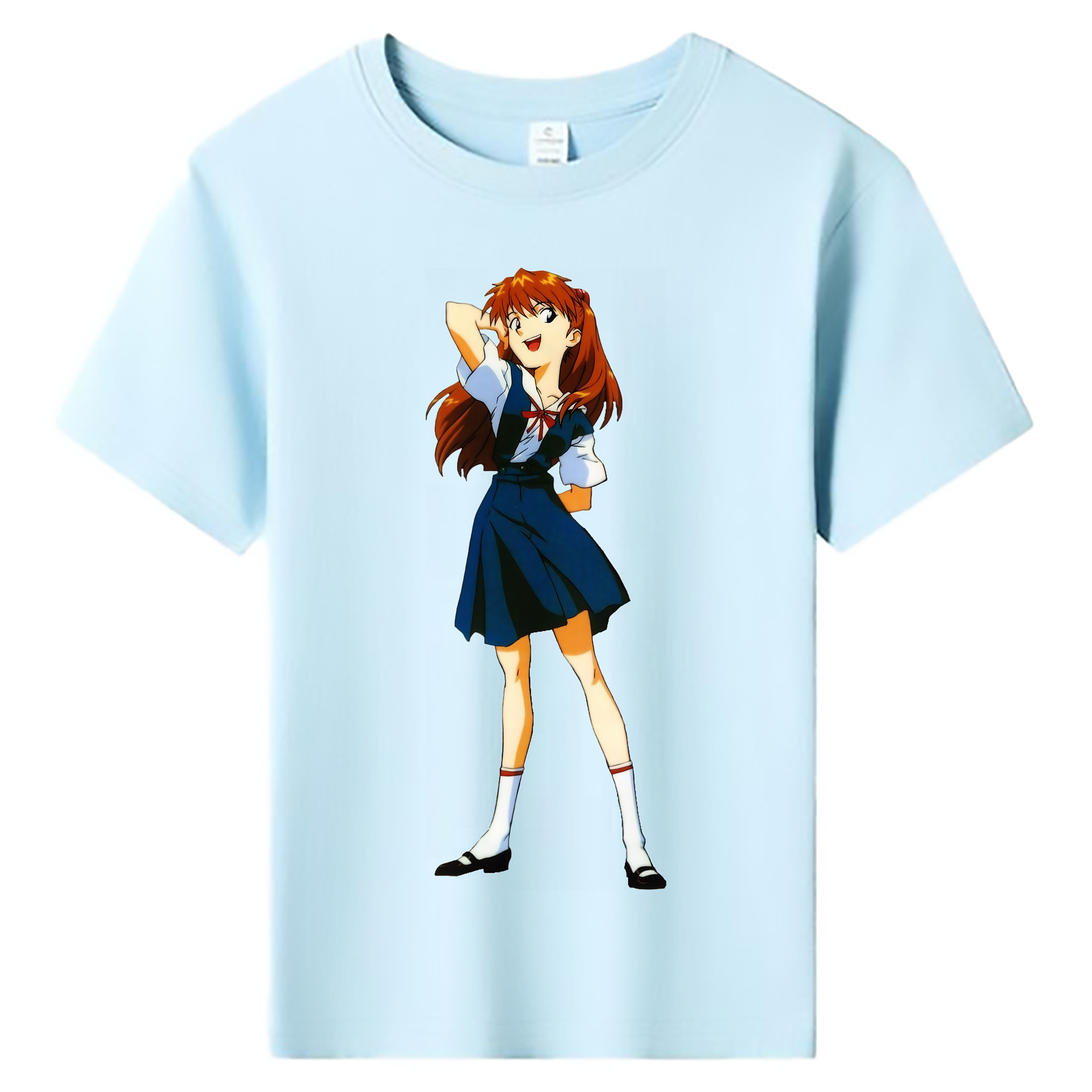 （画像用） EVA 新世紀エヴァンゲリオン 綿100％キッズTシャツ（フロントプリント）